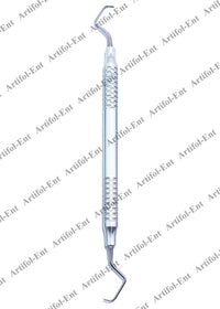 Gracey Curettes Set – 3 Pcs Size 9/10 | Double-Ended Periodontal Instruments | Silver Aluminum Handles #GR910