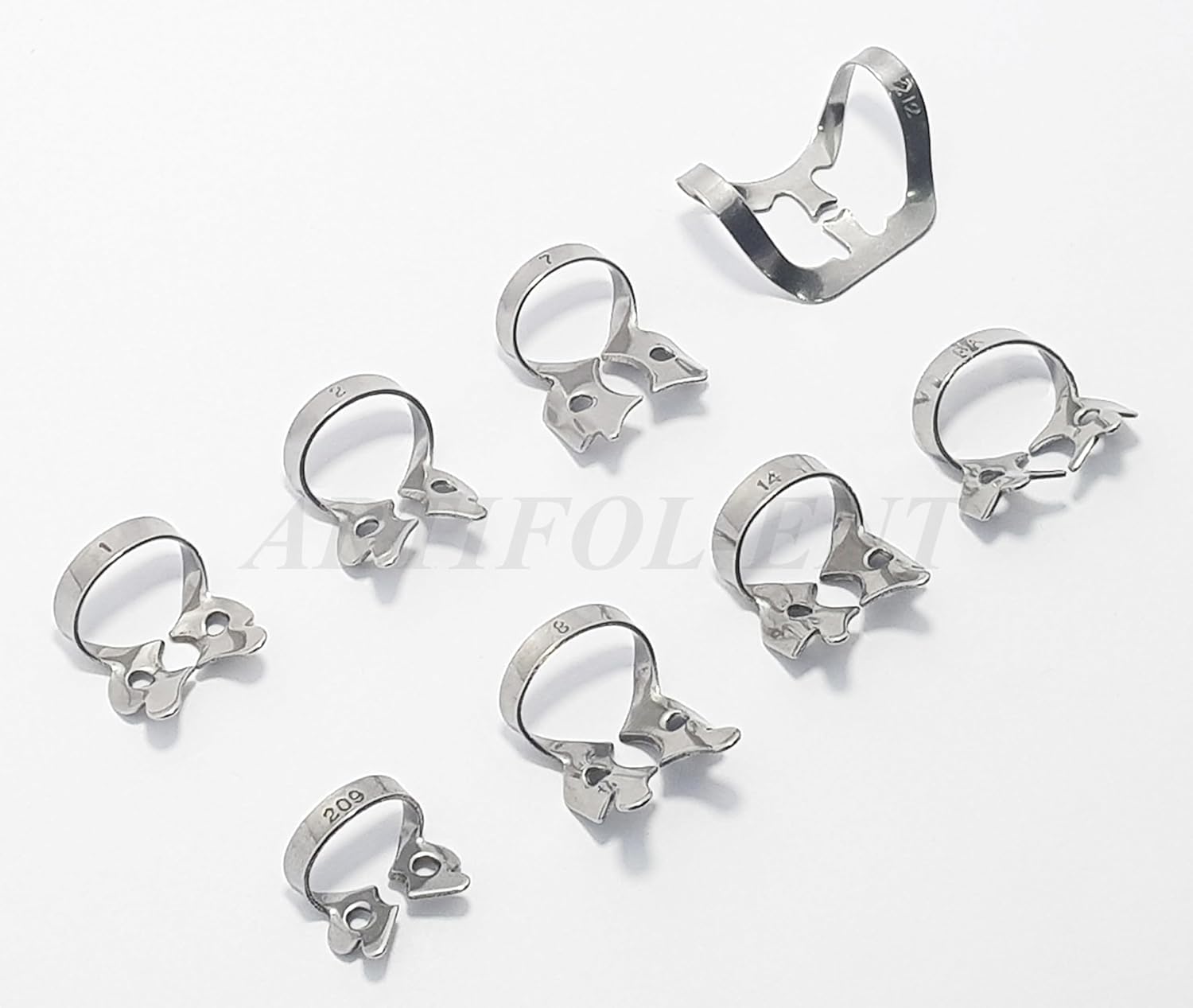 Dental Endo Instruments Set – Rubber Dam Kit with Ivory Clamp, Punch, Forceps, Endo Excavators & Endodontic Explorer Tools