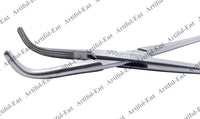 LAHEY Gall Duct Clamps – 19 cm Curved | 3 Pcs Set | Stainless Steel | Precision Bile Duct Management #115910261