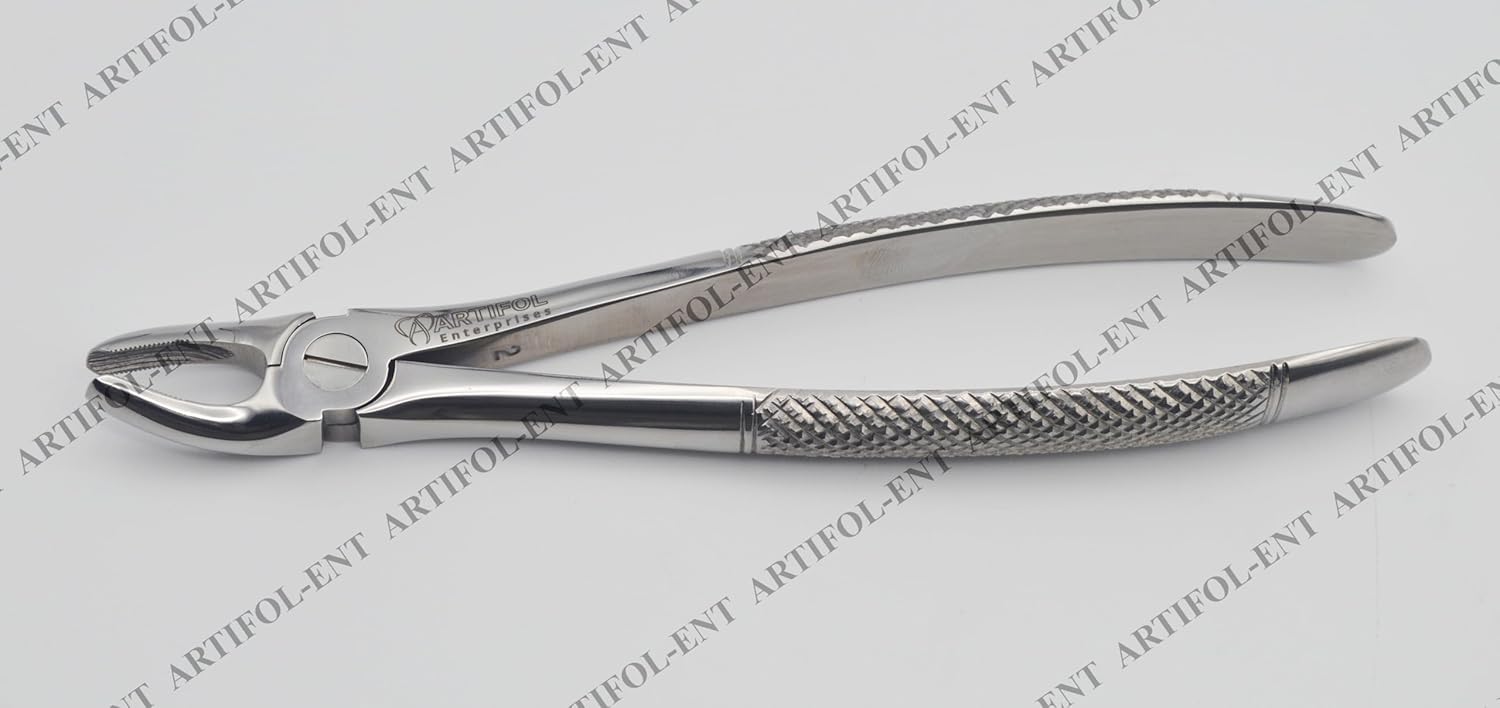Professional Mead Extraction Forceps D2 – Deep-Grip Serrated Beaks | High-Performance Stainless Steel | Ergonomic Wide-Profile Handle & Precision Pivot #FMD2