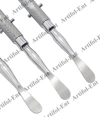Freer Septum Nasal Elevator – 18 cm (7") | Stainless Steel ENT Surgical Instrument | 3-Piece Set #123910008 | Reusable & Autoclavable