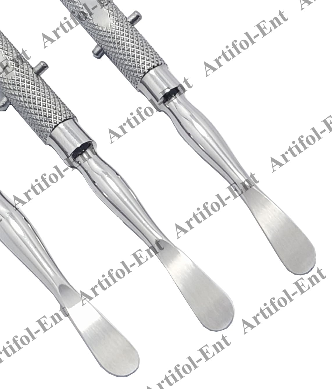 Freer Septum Nasal Elevator – 18 cm (7") | Stainless Steel ENT Surgical Instrument | 3-Piece Set #123910008 | Reusable & Autoclavable