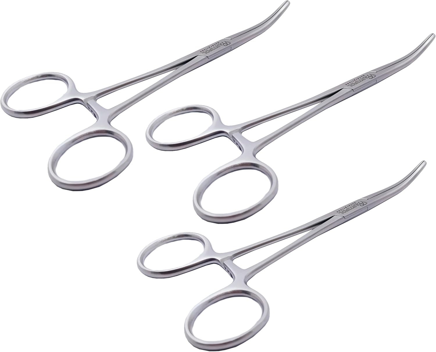 Rochester Pean Forceps Curved – 16 cm (3 Pcs)  Professional Surgical Forceps for Precise Tissue Management | #115910126