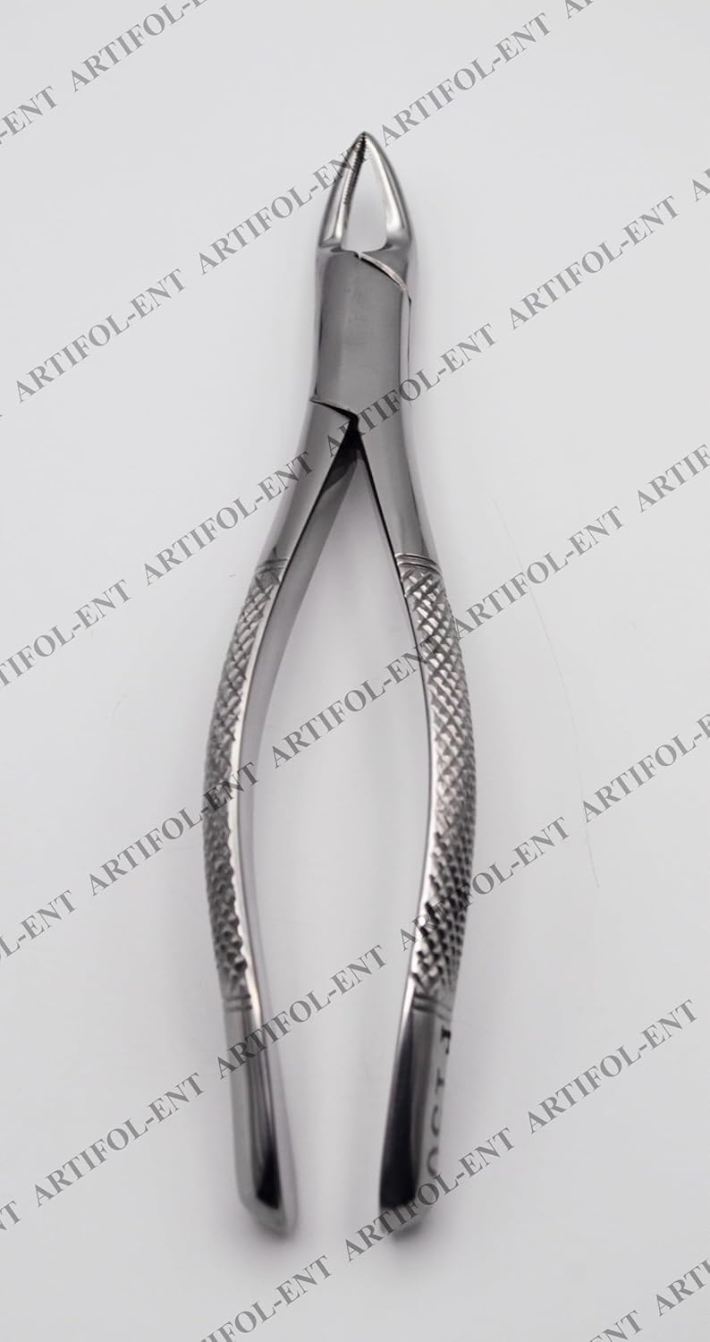 Precision Cryer-Style Extraction Forceps – Model 150 | Heavy-Duty Stainless Steel Gripping & Removal Tool | Angled Serrated Jaws, Ergonomic Handles & Durable Build | Ideal for Crafting & DIY Tasks #F150