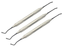 Bevertail Anterior Composite Filling Instruments | 3-Piece Dental Kit | Titanium Black Non-Stick Tips #TNCVKR1