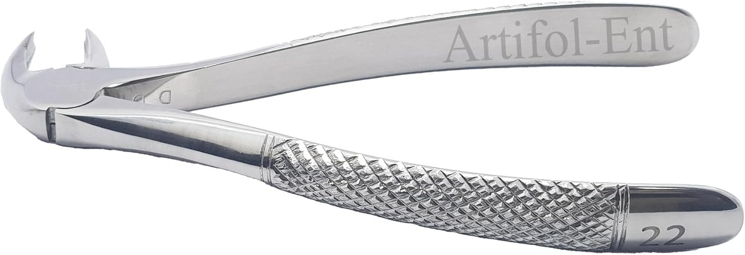 Lower Molars Extraction Forceps | Extraction Forceps for Removing Lower Molar Teeth | Premium Stainless Steel Instruments | Reusable & Autoclavable Tools for Extraction # 22# FX22