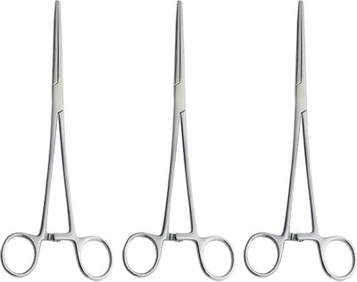 Pinza Rochester Pean – Dritte, 26 cm | Pinza chirurgica in acciaio inossidabile per un serraggio preciso, set da 3 pezzi #115910123
