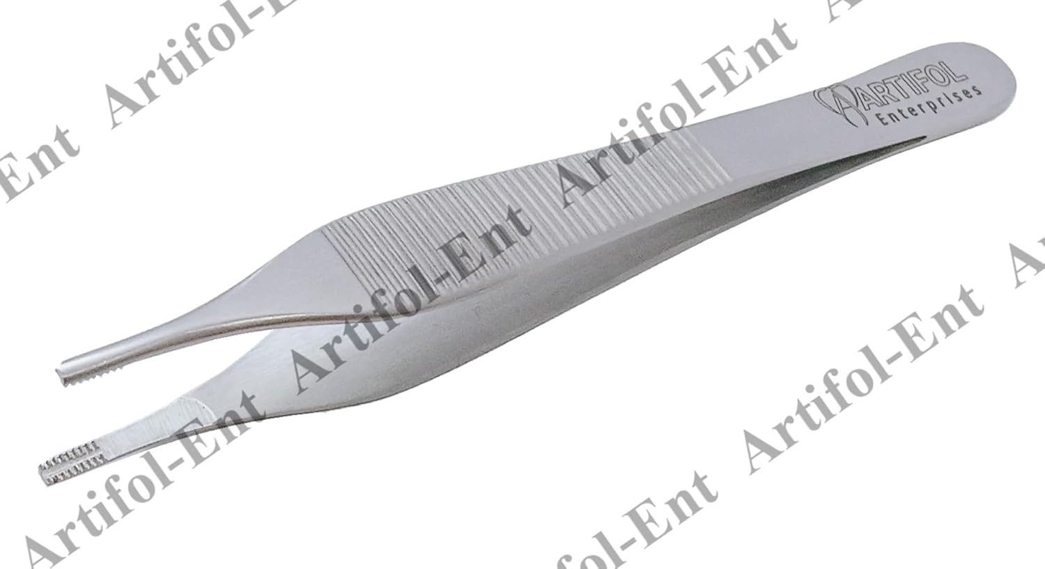 Adson Brown Tissue Forceps Set – 4 Pieces, 12 cm (4.7") | 9×9 Teeth | Premium Stainless Steel, Reusable & Autoclavable Set #114910119-1