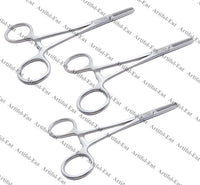 Tubing Clamp – 15.5 cm | 3 Pcs Set | Stainless Steel | Hemostat-Type Locking | Autoclavable #115910358