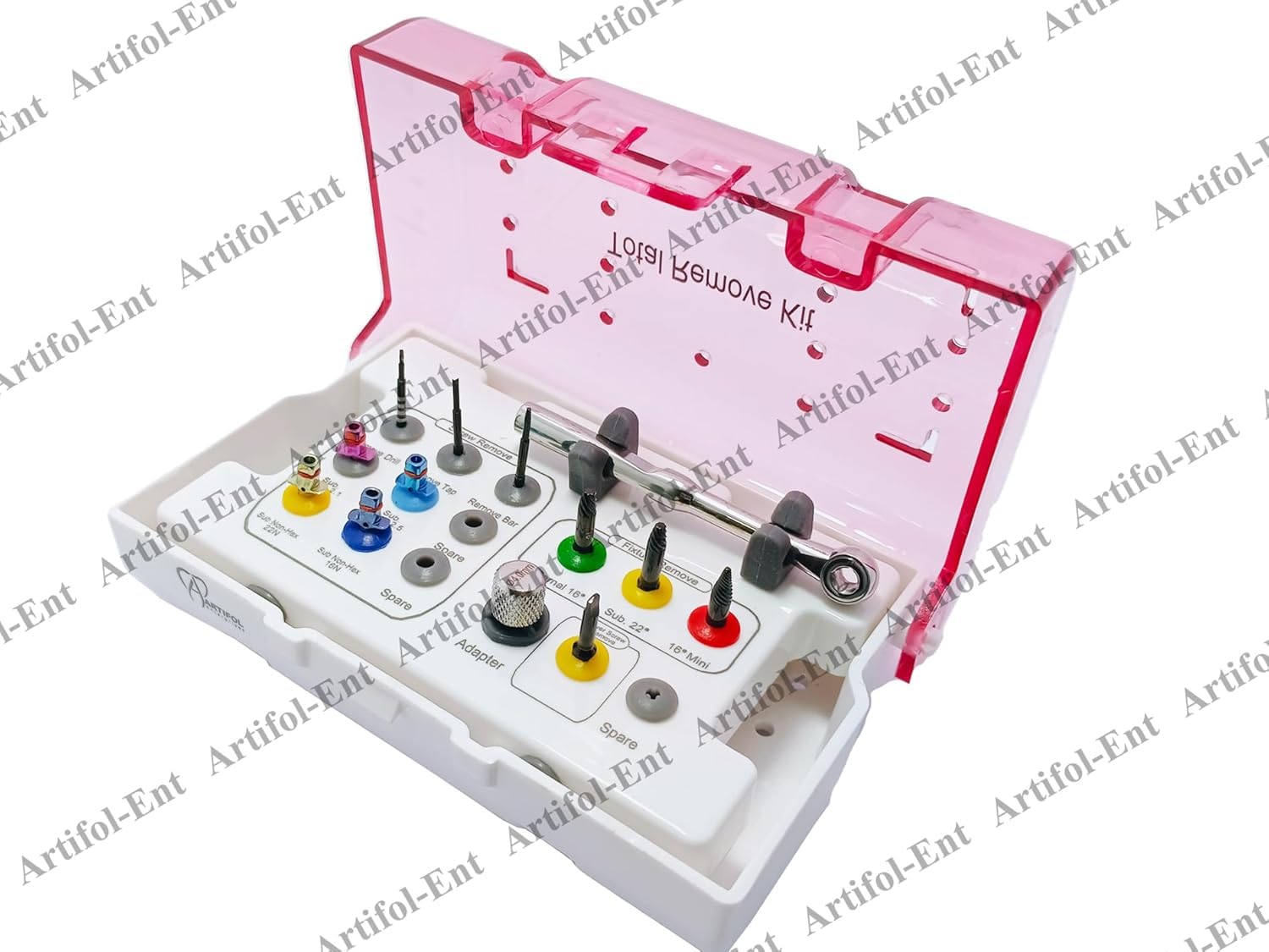 Total Implant Removal System Kit – Comprehensive Hardware Extraction Set | Premium Grade Stainless Steel | Professional Surgical Instrument Kit #OS1057