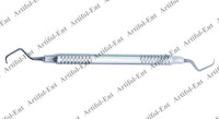 Gracey Curettes Set – 3 Pcs Size 9/10 | Double-Ended Periodontal Instruments | Silver Aluminum Handles #GR910