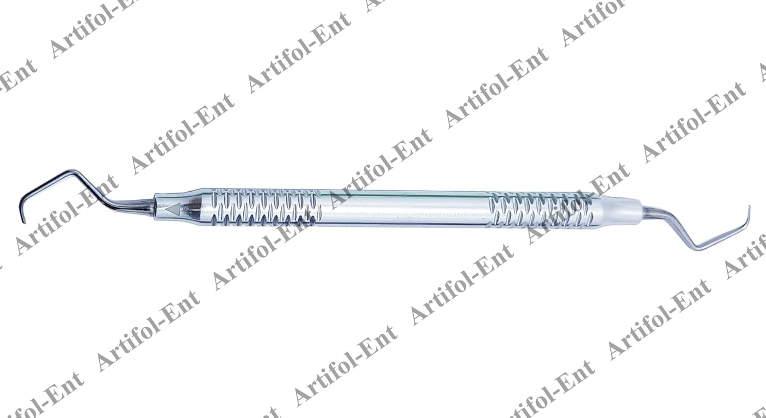 Set di curette Gracey – 3 pezzi misura 9/10 | Strumenti parodontali a doppia estremità | Manici in alluminio argentato #GR910