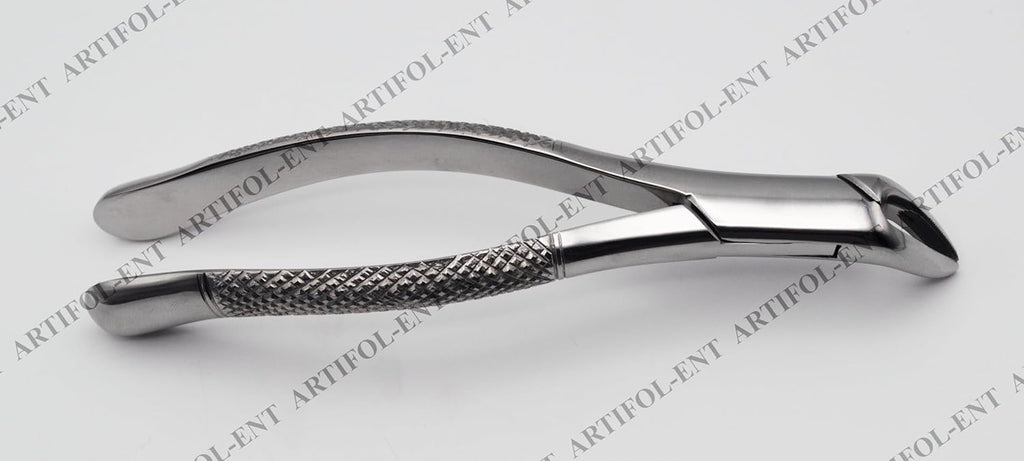 Precision Cryer-Style Extraction Forceps – Model 151 | Heavy-Duty Stainless Steel Gripping & Removal Tool | Angled Serrated Jaws, Ergonomic Handles & Durable Build | Ideal for Crafting & DIY Tasks #F151