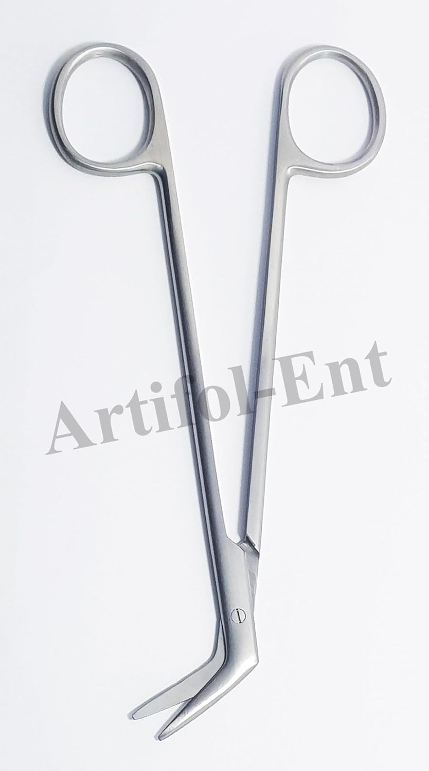 Potts-Smith Vascular Scissors – 16 cm, 60° Angled | 2-Piece Set | Premium Stainless Steel | Reusable & Autoclavable #113910248