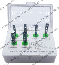 Set of 6 Pcs Long Trephine Drills Kit – Crown Removal Tool Set with Plastic Holder | Durable, Reusable & Autoclavable #OS106 8