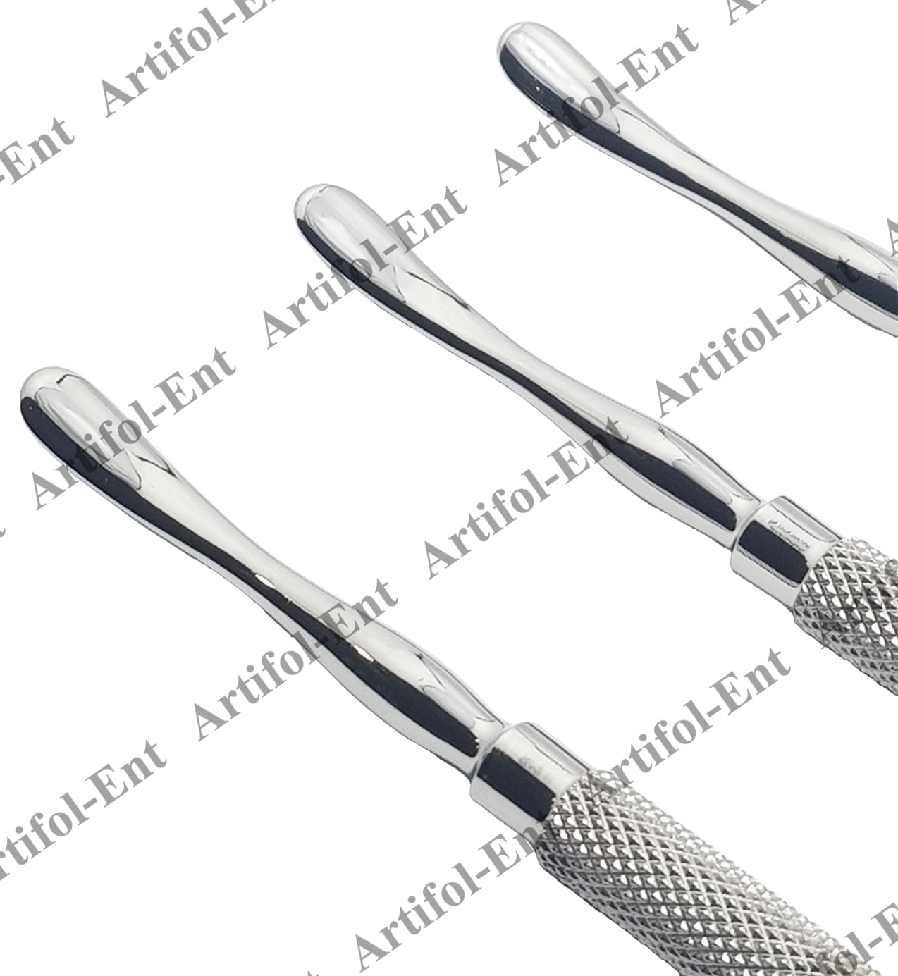Freer Septum Nasal Elevator – 18 cm (7") | Stainless Steel ENT Surgical Instrument | 3-Piece Set #123910008 | Reusable & Autoclavable