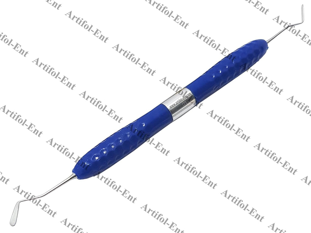 CT3 Zahnfüllungsinstrumente für Komposit – 17 cm (3er-Set) Doppelseitige Präzisionsspitzen | Blaue Silikongriffe | #CT3