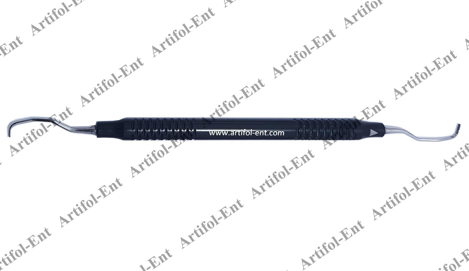 Strumenti parodontali a doppia estremità | Manici cavi in ​​alluminio con rivestimento nero | #GR1112