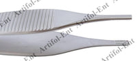 Set di pinze per tessuti Adson Brown – 4 pezzi, 12 cm (4,7") | 9×9 denti | Acciaio inossidabile di alta qualità, riutilizzabile e autoclavabile Set n. 114910119-1