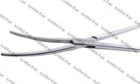 Pinza per arteria Crafoord – 24 cm curva | Set da 2 pezzi | Acciaio inossidabile | Autoclavabile #115910223
