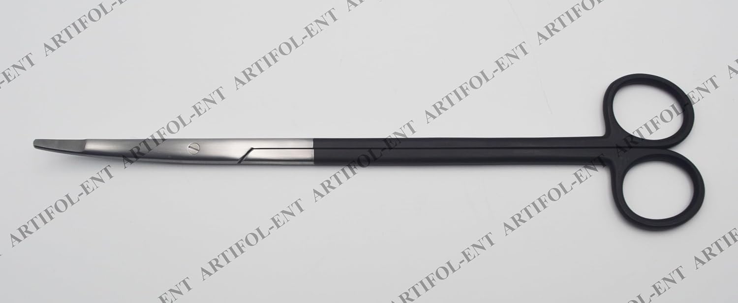 Rangell-Stille Style Super-Cut Scissors – 23 cm Curved | Extra-Long Precision Cutting Tool | High-Grade Stainless Steel | Smooth Action, Durable & Reusable | Ideal for Crafting & Precision Cutting #113910704