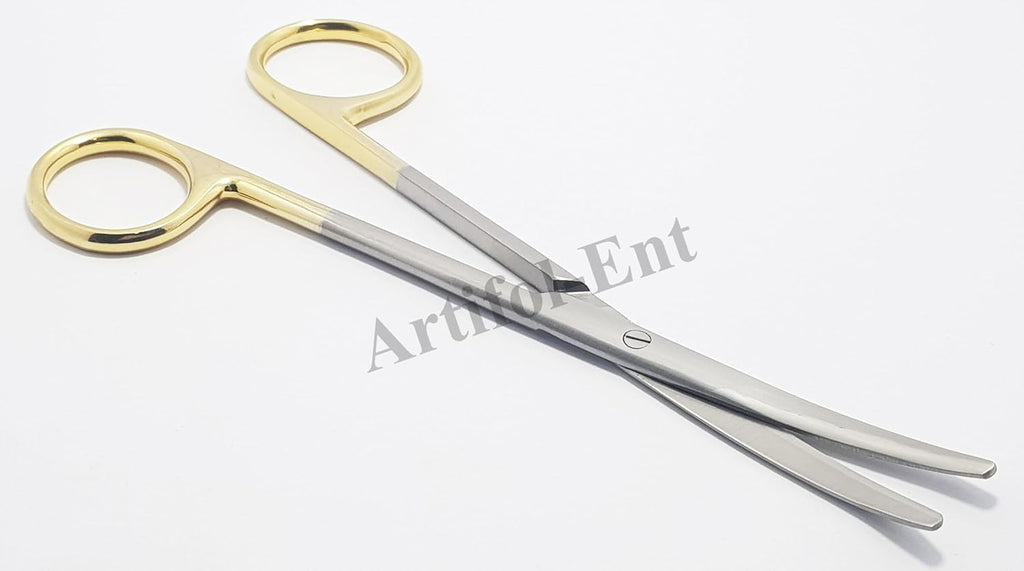 TC Lexer Scissors Curved 16 cm | Tungsten Carbide Cutting Edges | Stainless Steel Surgical Scissors #113910640