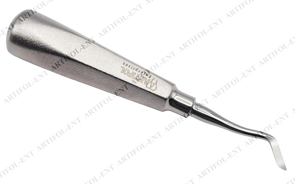 3-Piece Periodontal Ligament Elevator Set – Curved 3mm Wide Tip | Professional Stainless Steel Precision Elevation Tools | Ultra-Fine Curved Blades, Ergonomic Grip & Reusable #E190