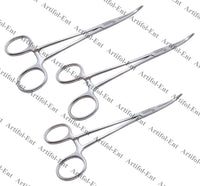 Pinza per arteria Adsson – 18,5 cm curva | Set da 3 pezzi | Acciaio inossidabile | Autoclavabile #115910183