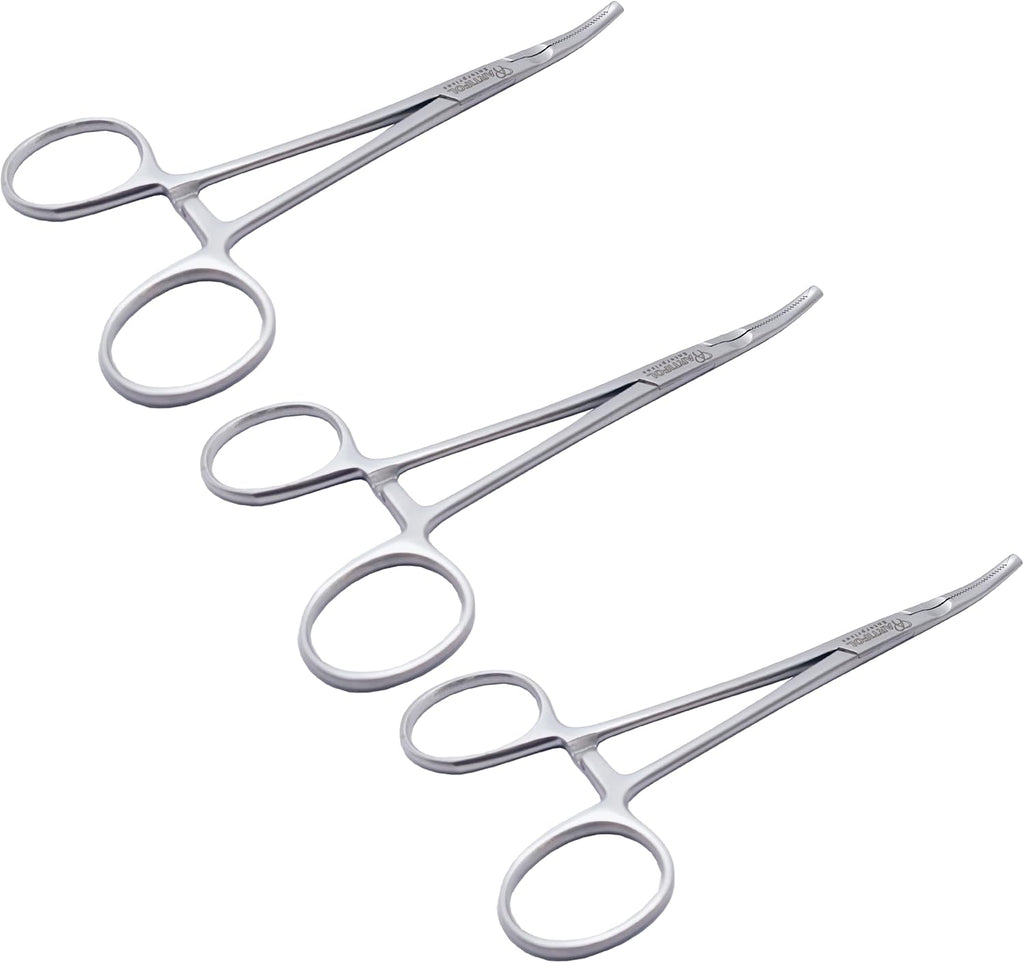 Pinza peritoneale Baby Mikulicz – 14 cm | Set da 3 pezzi | Sicura e riutilizzabile #115910322