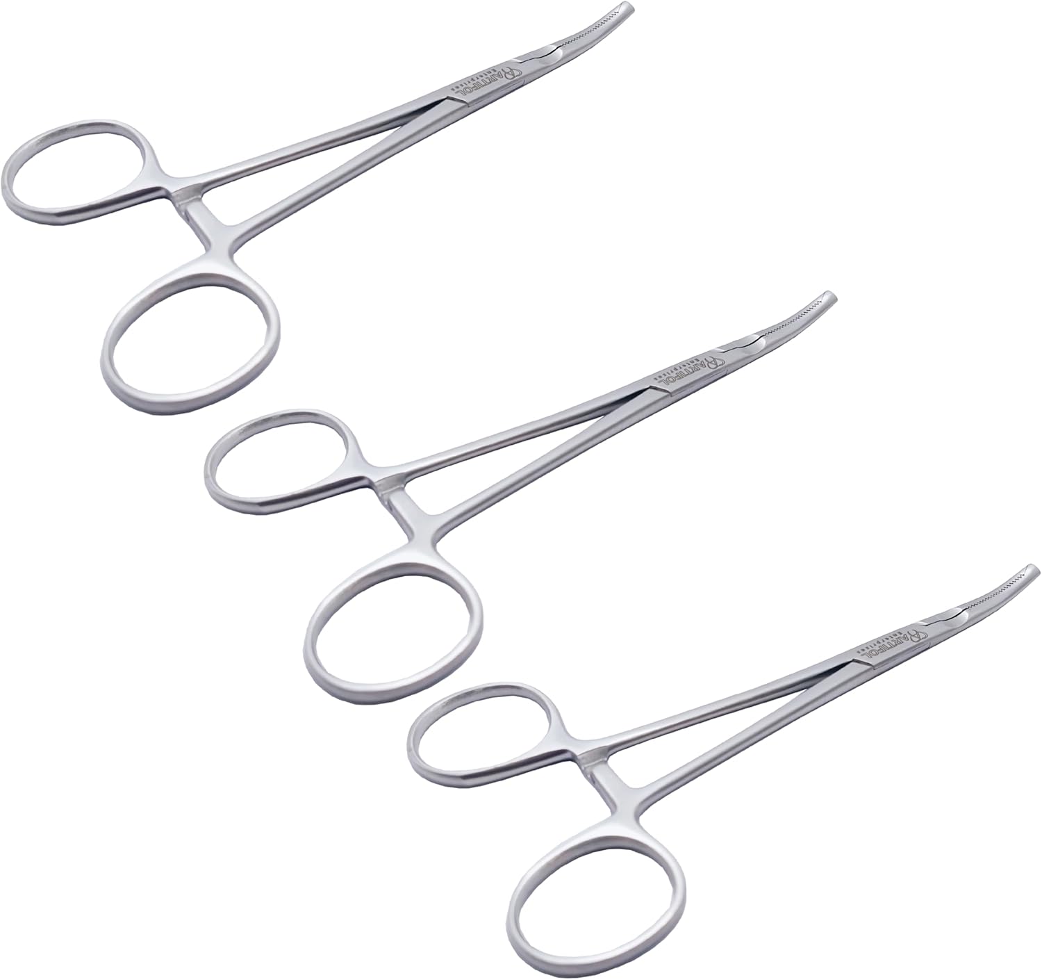 Pinza peritoneale Baby Mikulicz – 14 cm | Set da 3 pezzi | Sicura e riutilizzabile #115910322