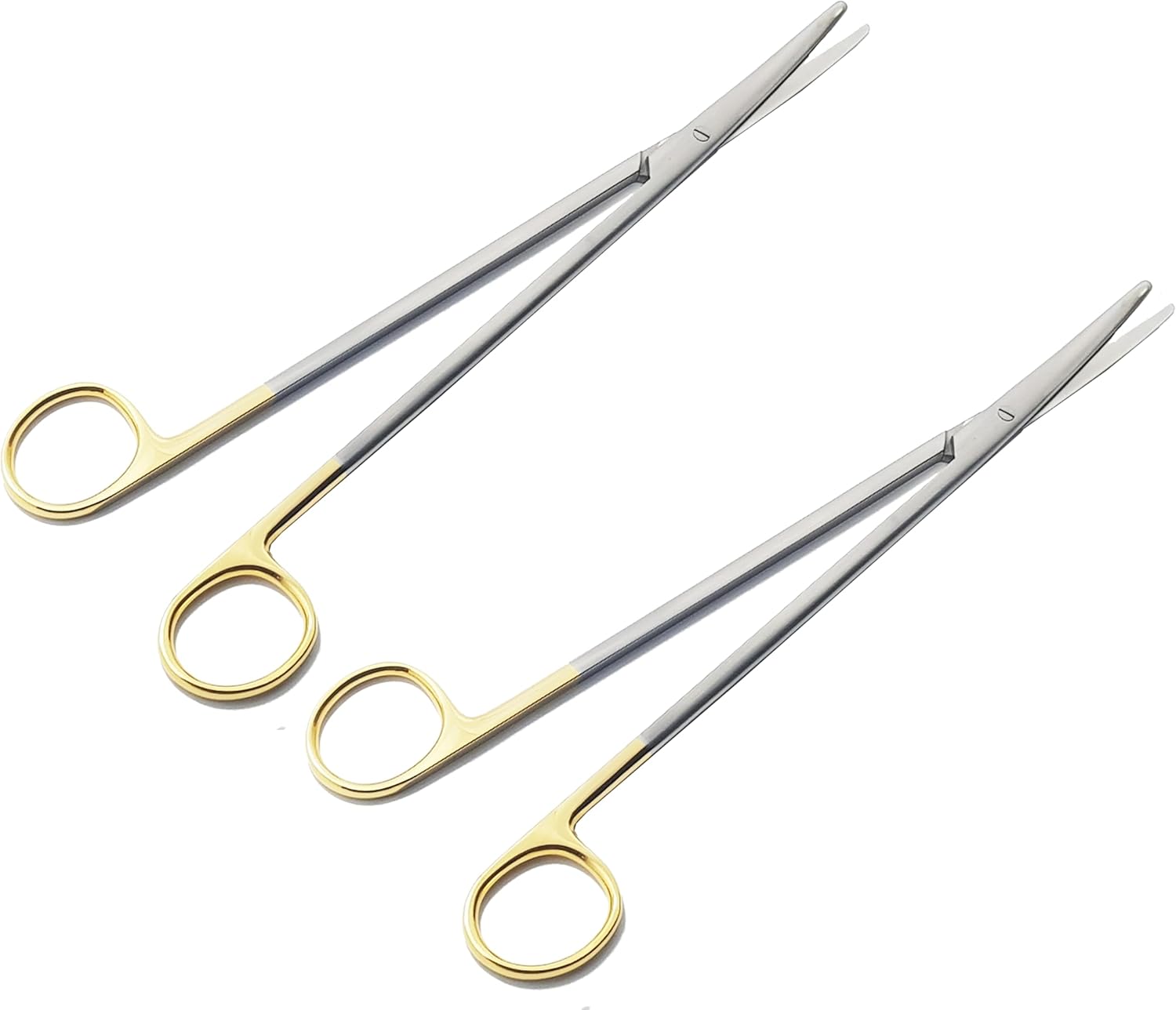 TC Metzenbaum Scissors Curved 23 cm – 2 Pcs | Tungsten Carbide Cutting Edges | Stainless Steel Surgical Scissors #113910629