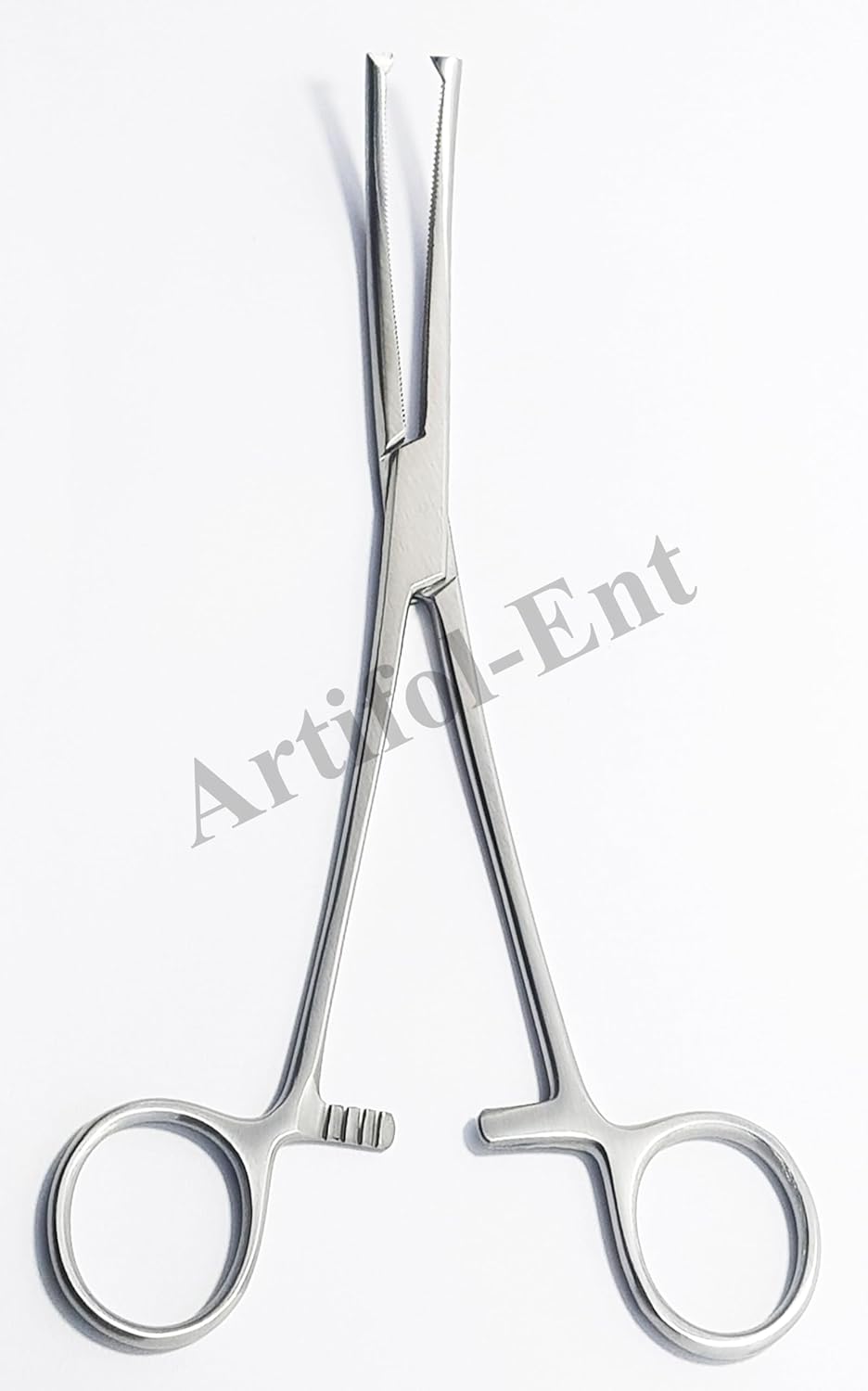 Rochester Ochsner (Kocher) Forceps – Curved, 1×2 Teeth, Serrated Jaws | Stainless Steel Surgical Clamps – 3 Pcs Set