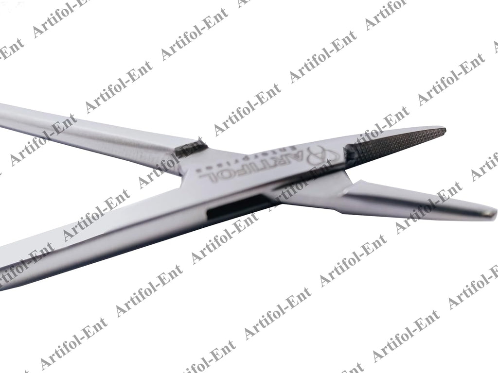 Halsey Needle Holder – 13 cm | 3 Pcs Set | Serrated Jaws for Precision Grip #132910139-1