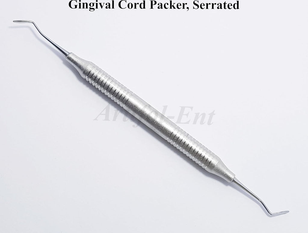 Gingival Cord Packer CSI1 – Double End Serrated Retraction Instrument | Ergonomic Hollow Handle | Stainless Steel Dental Restorative Tools | 3-Piece Set #GCPCSI16