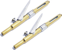 Seringue anesthésique aspirante dentaire – 2 pièces, 1,8 mL | Or, argent, bleu OU multicolore  Seringues réutilisables #AE-35-2310-G
