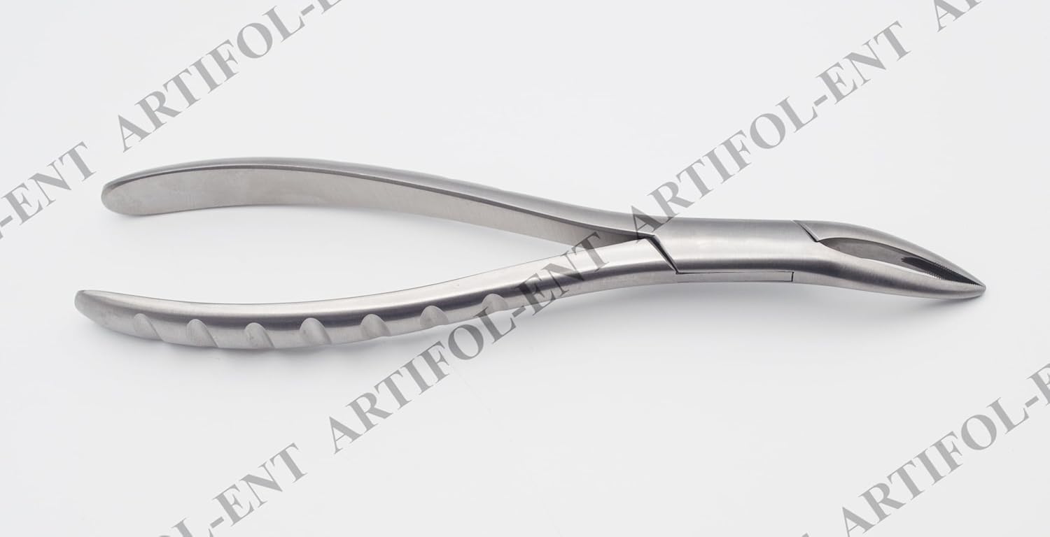 Root Extraction Forceps F301 – Deep-Grip Serrated Beaks | Premium Stainless Steel | Precision Non-Slip Handle & Anatomical Design | Ideal for Fragile Root Removal #F301-1