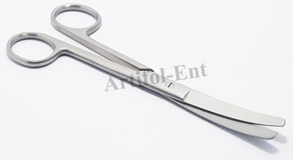 Operating Scissors – Curved Blunt/Blunt, 16.5 cm | Stainless Steel Surgical Scissors | Reusable & Autoclavable – 3 Pcs Set #113910015