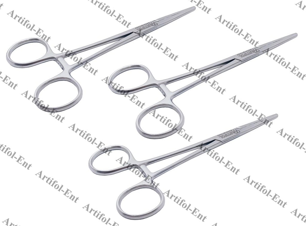 Bainebridge Artery Forceps – 15 cm Straight | 3 Pcs Set | Stainless Steel | Autoclavable #115910200