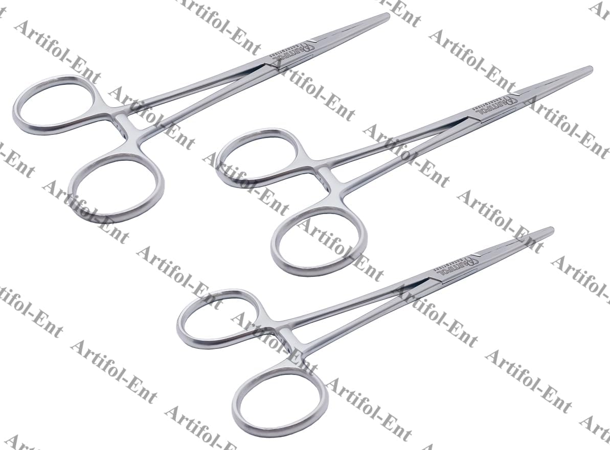 Pinza per arteria Bainebridge – 15 cm dritta | Set da 3 pezzi | Acciaio inossidabile | Autoclavabile #115910200