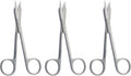 Goldman-Fox Premium Surgical Scissors Curved 13 cm – 3 Pcs | Sharp Cutting Edge | Precision Dissection Scissors #113910475