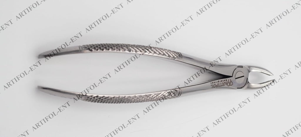 Professional Extraction Forceps Upper Molar Left 18E – Anatomical Deep-Grip Beaks | High-Performance Stainless Steel Extraction Instrument | Precision Anti-Slip Handle & Calibrated Pivot #FX18E