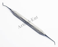 Set d’instruments de composite avec spatules postérieures – 3 pièces | Embouts revêtus de titane noir | Manches creuxs ergonomiques #TNPFIW31