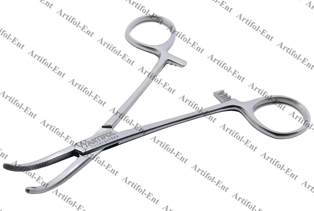Baby-Mixter Dissecting Forceps – 14 cm Curved | 3 Pcs Set | Stainless Steel | Autoclavable #115910236