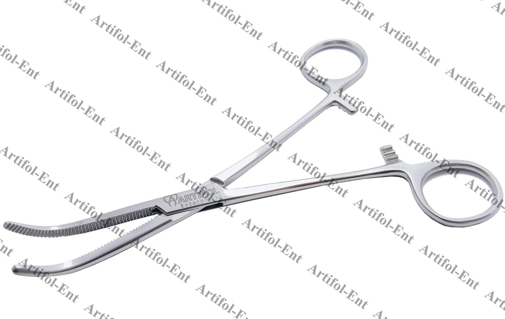 Mixter Dressing Forceps – 15.5 cm Curved | 3 Pcs Set | Stainless Steel | Autoclavable #115910231