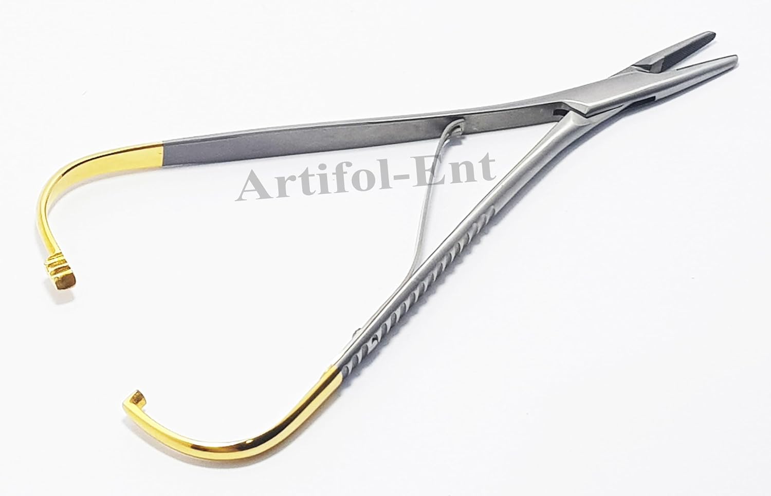 TC Mathieu Needle Holder 14cm (5.5”) – Tungsten Carbide Tips | Surgical Grade Dental Needle Holding Forceps | Reusable & Autoclavable | 2 Pcs Set #132060520