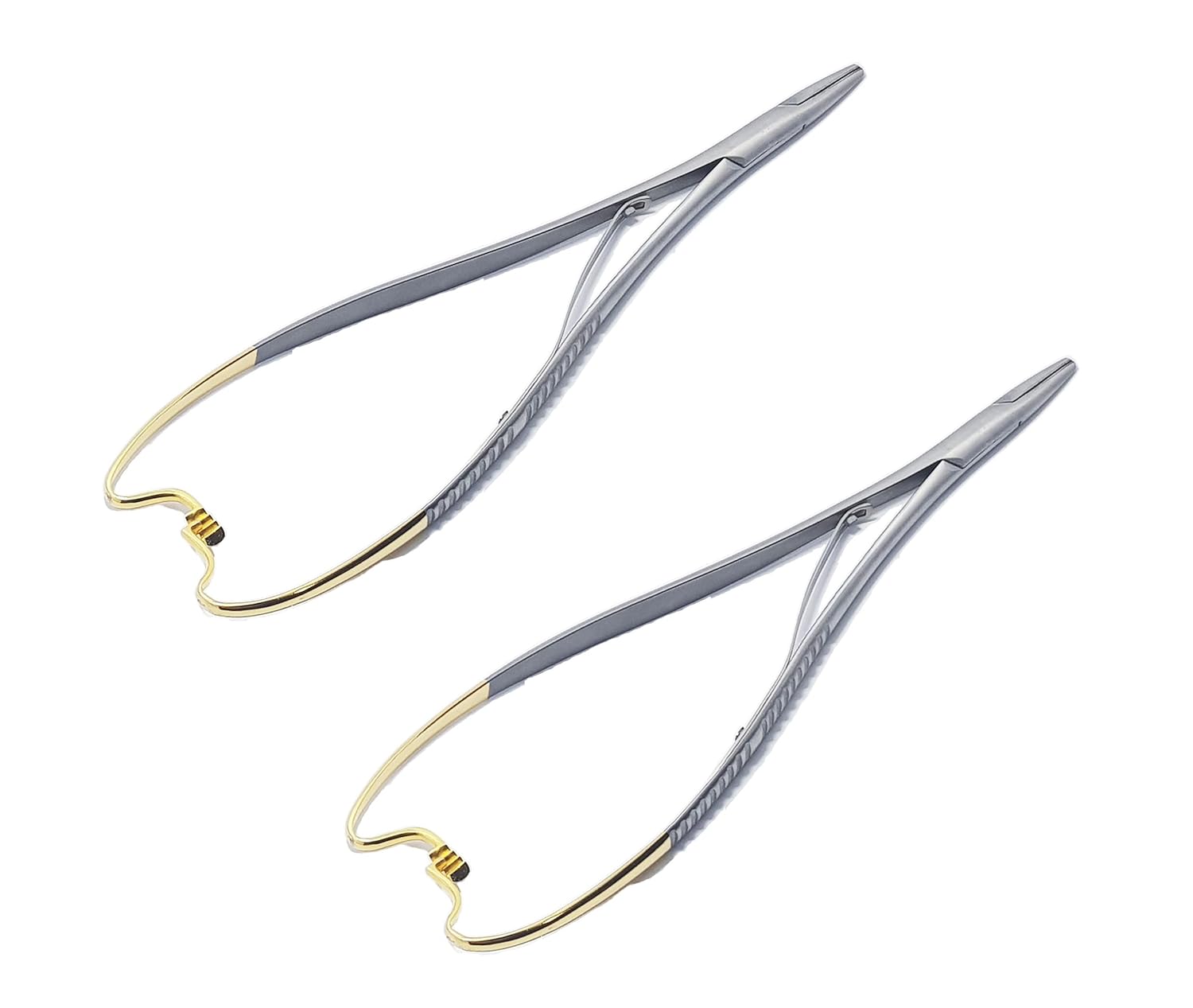 TC Mathieu Needle Holder Driver 23cm 9" with Tungsten Carbide Inserts Surgical Forceps Dental Plier 2 Pcs #132910170
