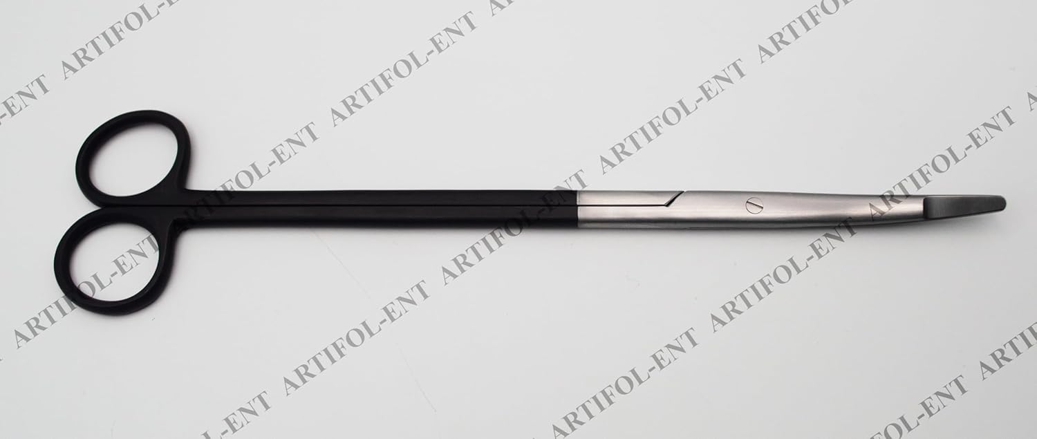 Rangell-Stille Style Super-Cut Scissors – 23 cm Curved | Extra-Long Precision Cutting Tool | High-Grade Stainless Steel | Smooth Action, Durable & Reusable | Ideal for Crafting & Precision Cutting #113910704