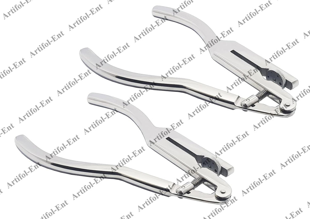 Ivory Rubber Dam Punch – 16 cm | 2 Pcs Set | Stainless Steel | Autoclavable & Reusable #OS1077