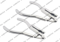 Kofferdam-Stanze, elfenbeinfarben – 16 cm | 2er-Set | Edelstahl | Autoklavierbar &amp; wiederverwendbar #OS1077