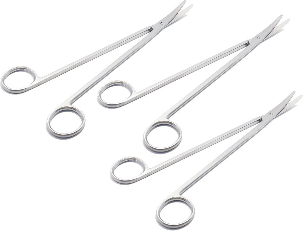 Metzenbaum Nelson Scissors – Curved, 25 cm | 3-Piece Set | Precision Dissecting Scissors | Reusable & Autoclavable #113910158